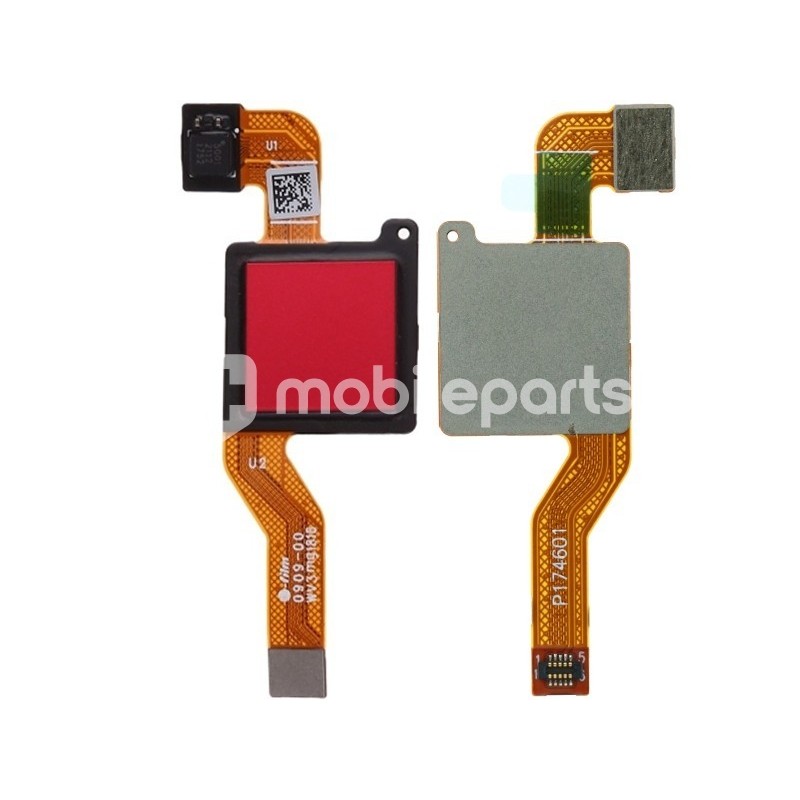 Home Button Fingerprint Red Xiaomi Redmi Note 5