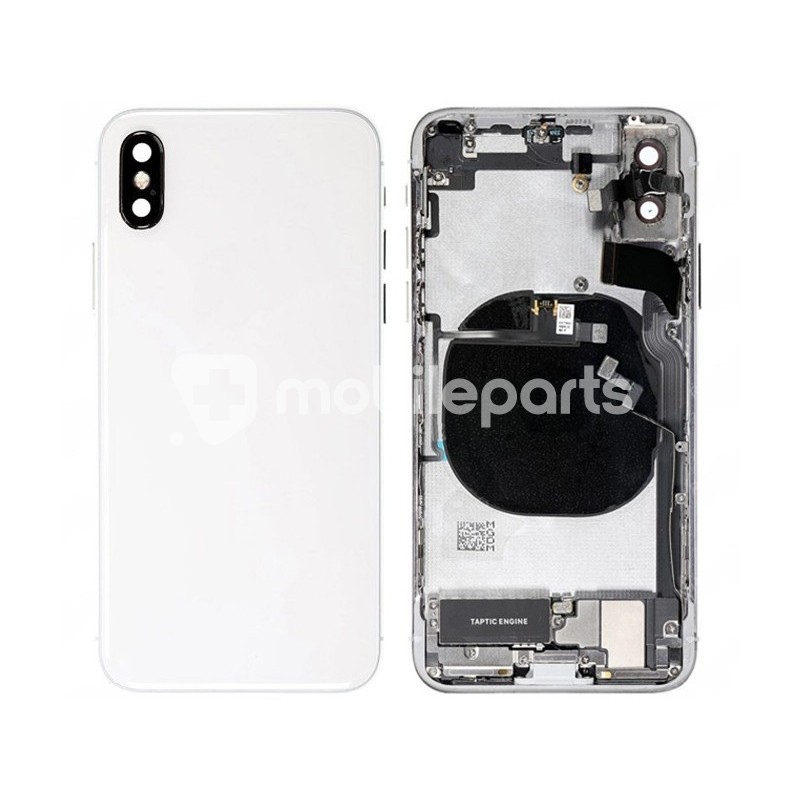 Battery Back Cover Full White iPhone XS No Logo