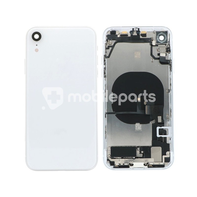 Rear Cover Full Parts White iPhone XR No Logo