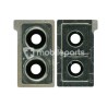 Rear Camera Lens + Frame Silver Huawei Mate 10
