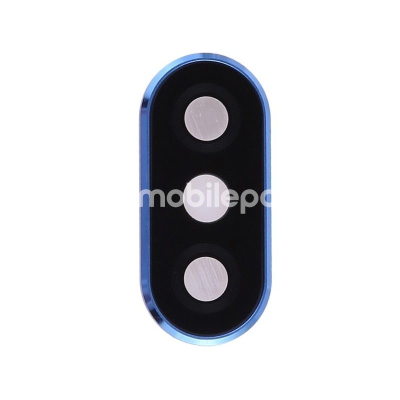 Rear Camera Lens + Frame Blue Xiaomi Redmi Note 6 Pro