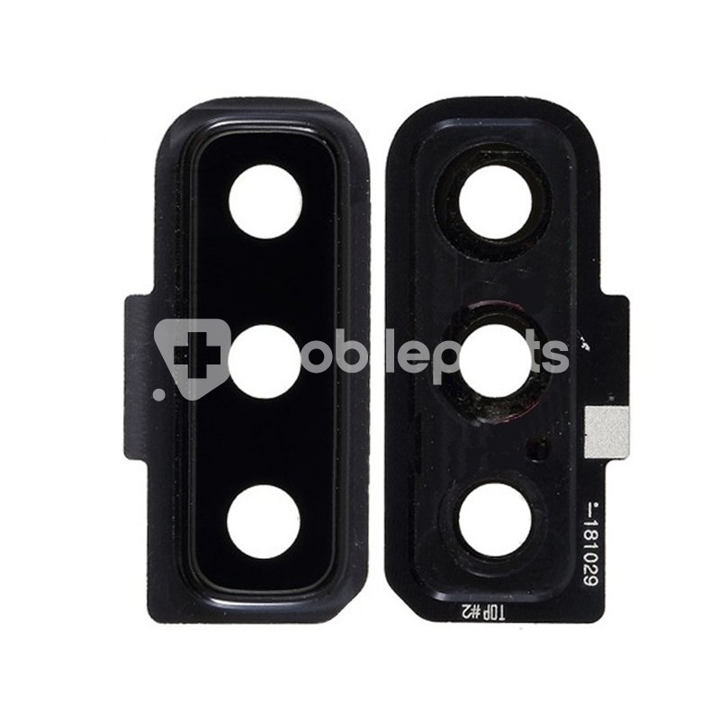 Rear Camera Lens + Frame Black Samsung SM-A750 A7 2018