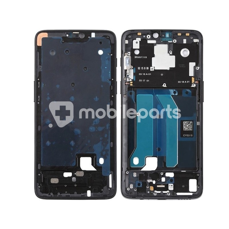 Middle Frame Jet Black OnePlus 6