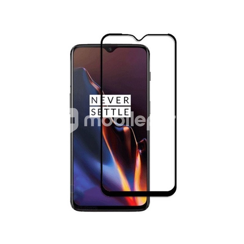 Premium Tempered Glass Protector Black OnePlus 7