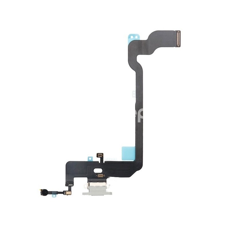 Charging Connector Flat Cable White iPhone XS