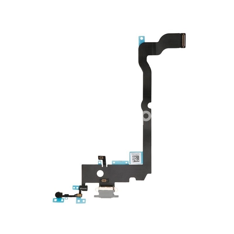 Charging Connector Silver Flat Cable iPhone XS Max