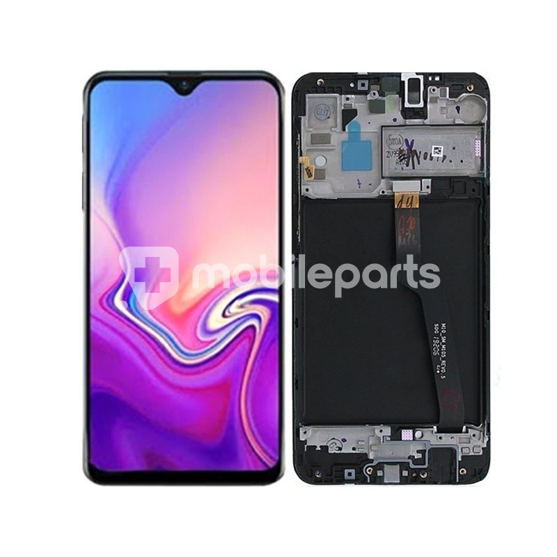 Display Touch + Frame Black Samsung SM-A105 A10 Ori