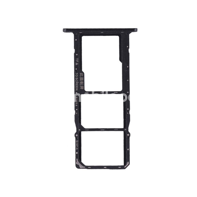 Sim Card + Micro SD Tray Black Huawei Y5 2019