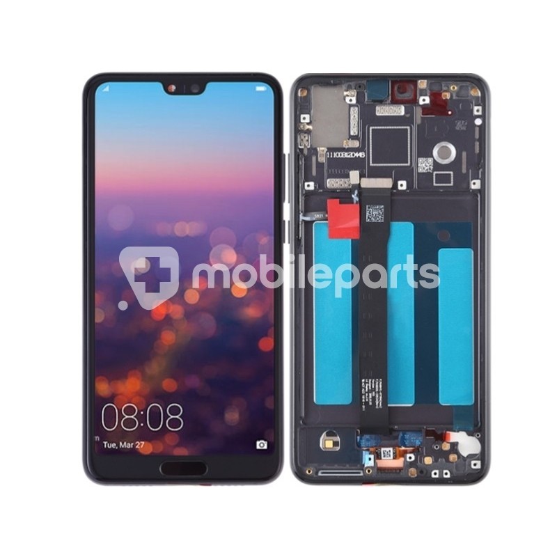 Display Touch + Frame Black Huawei P20 (IPS)