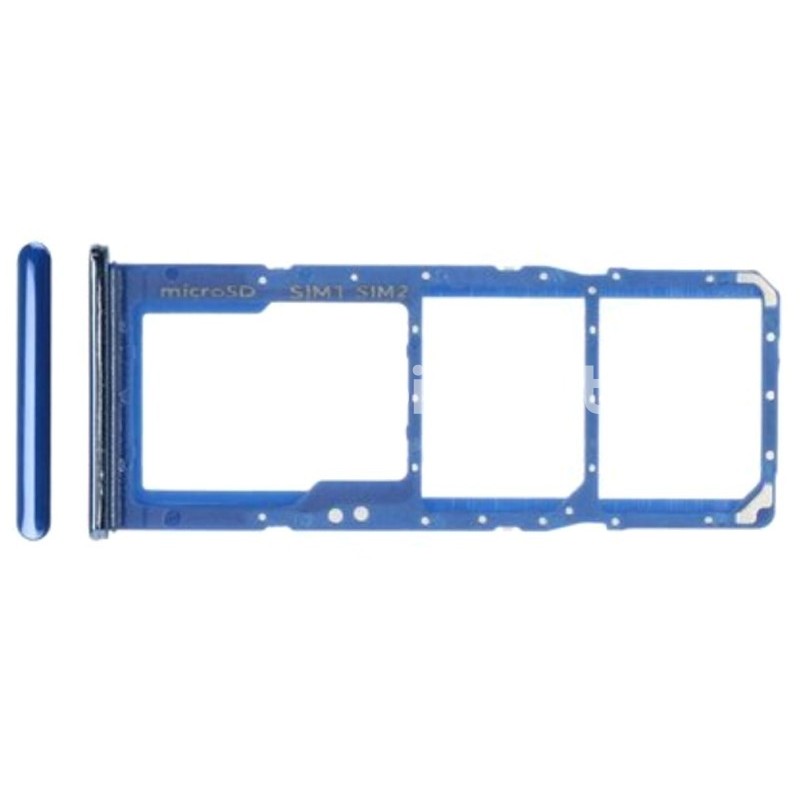 Sim Card Tray + Micro SD Blue Samsung SM-A705 A70