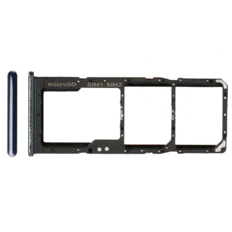 Sim Card Tray + Micro SD Black Samsung SM-A705 A70