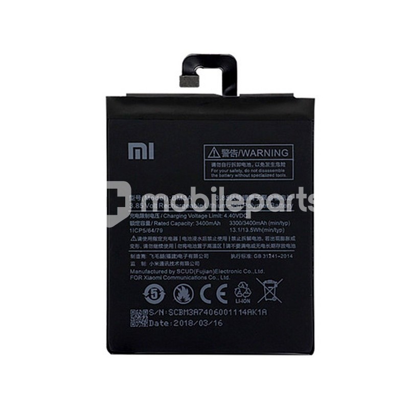 Batteria BM3A 3200mAh Xiaomi Mi Note 3 No Logo