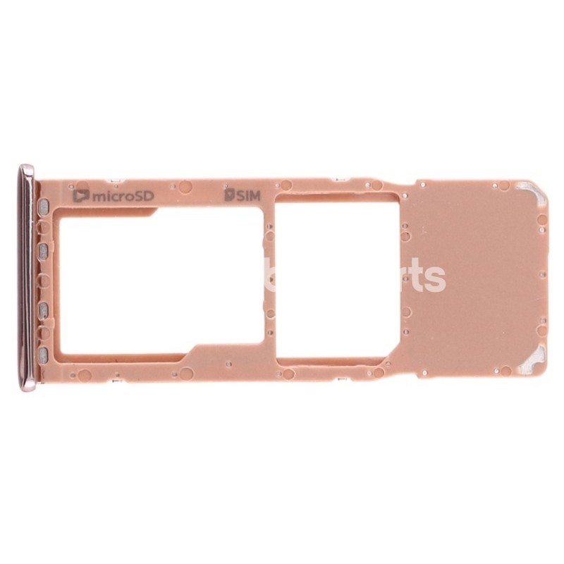Sim Card + Micro SD Tray Gold Samsung SM-A750 A7 2018