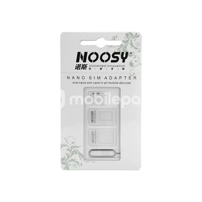 Noosy Nano Sim Adapter White