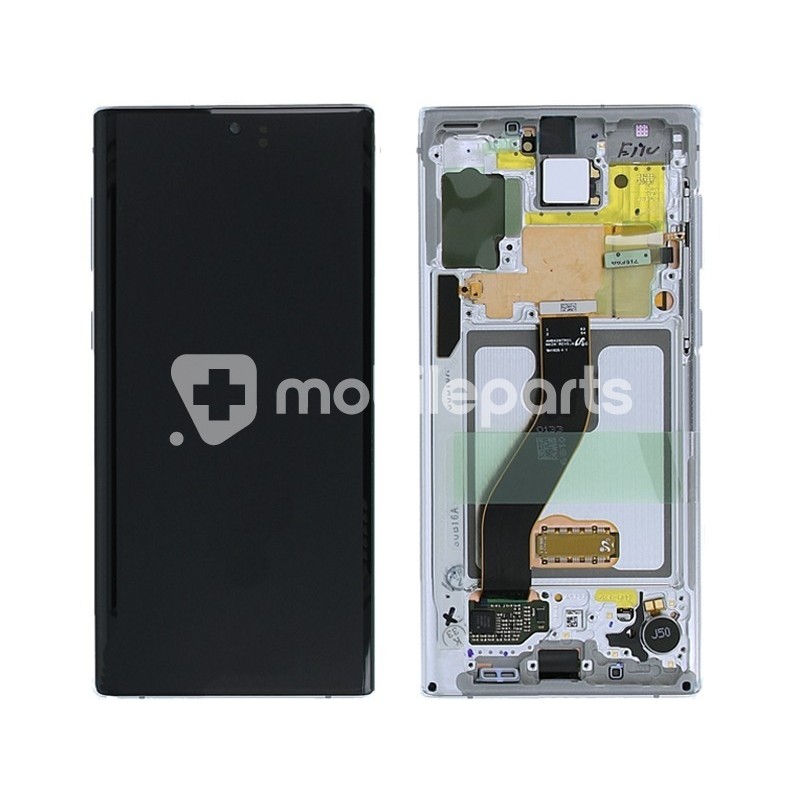 Lcd Touch Aura White + Frame Samsung SM-N970 Note 10