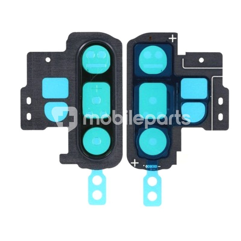 Rear Camera Lens + Frame Aura Black Samsung SM-N975 Note 10 Plus