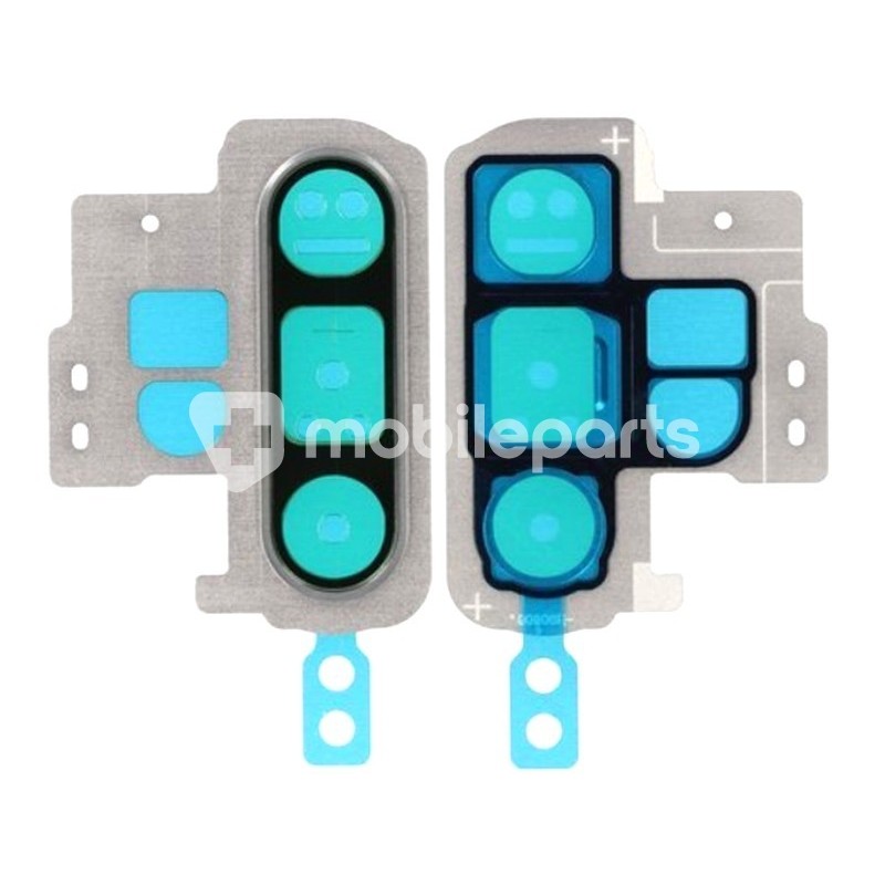 Rear Camera Lens + Frame Aura White Samsung SM-N975 Note 10 Plus