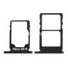Sim Card + Micro SD + Memory Card Tray Black Nokia 5.1