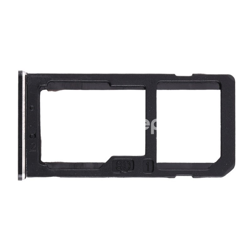 Sim Card + Micro SD Tray Black Nokia 6
