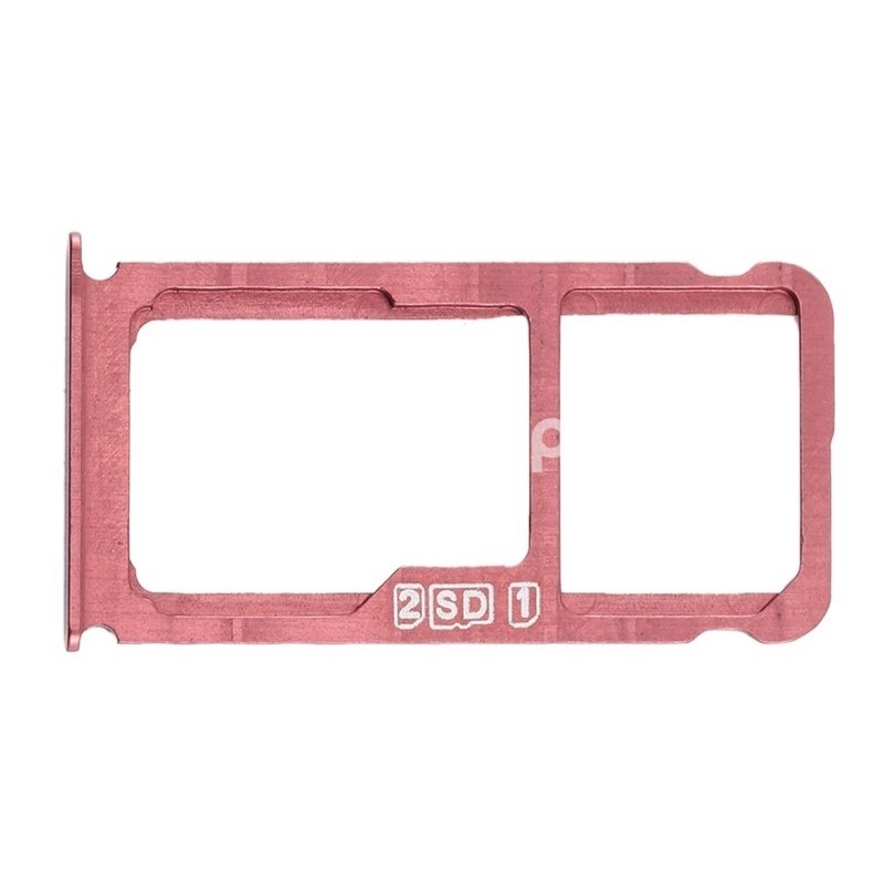 Sim Card + Micro SD Tray Red Nokia 7 Plus