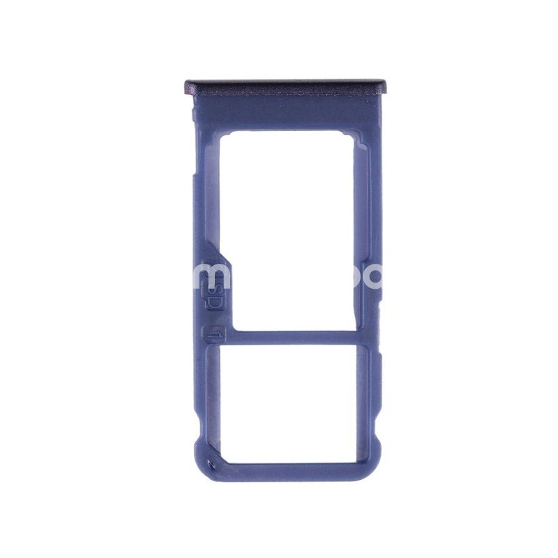 Sim Card + Micro SD Tray Blue Nokia 5.1 Plus