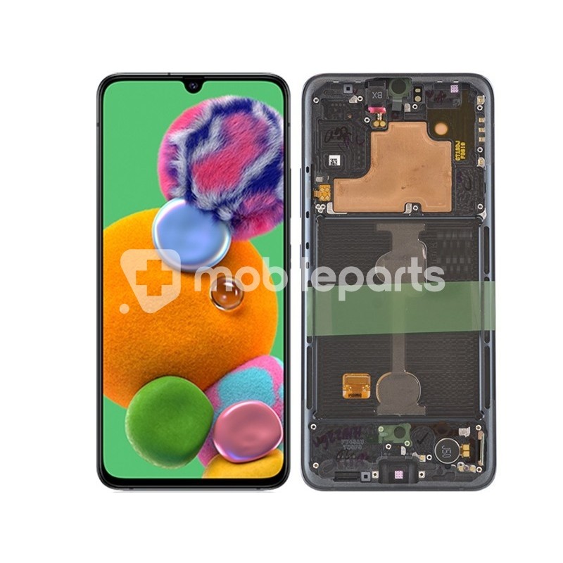 Display Touch Black + Frame Samsung SM-A908 A90 Ori