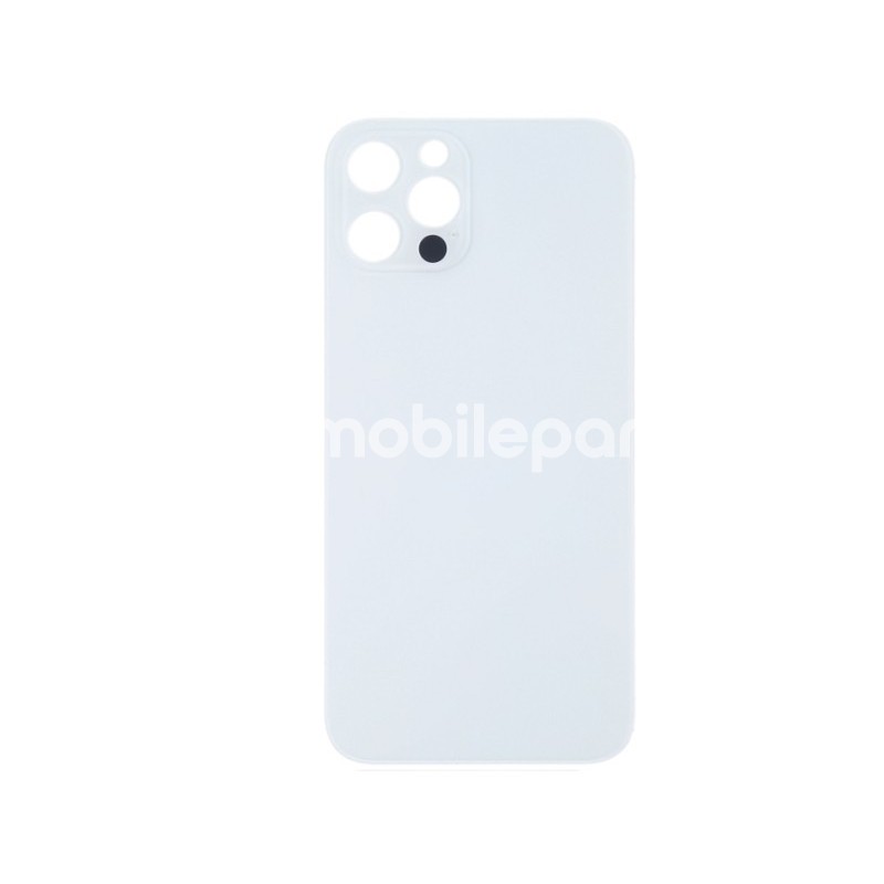 Rear Cover White iPhone 13 Pro Max Big Hole (No Logo)