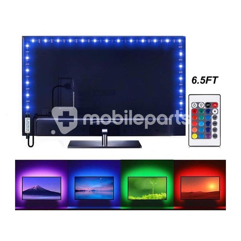 4 x 50cm USB TV Epoxy Rope Light