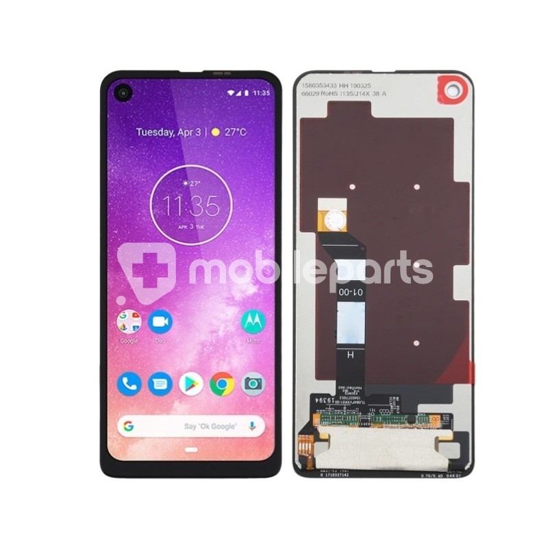 Display Touch Black Motorola One Vision (PULLED)
