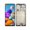 Display Touch Black + Frame Samsung SM-A217 A21s Ori