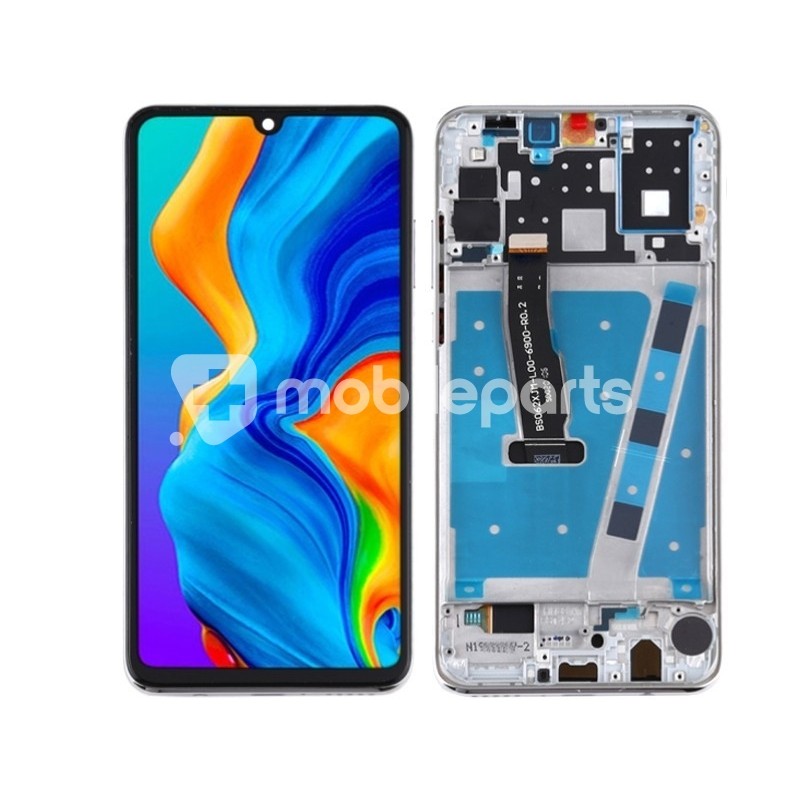 Display Touch + Frame Pearl White Huawei P30 Lite (IPS) ″Camera 24MP″