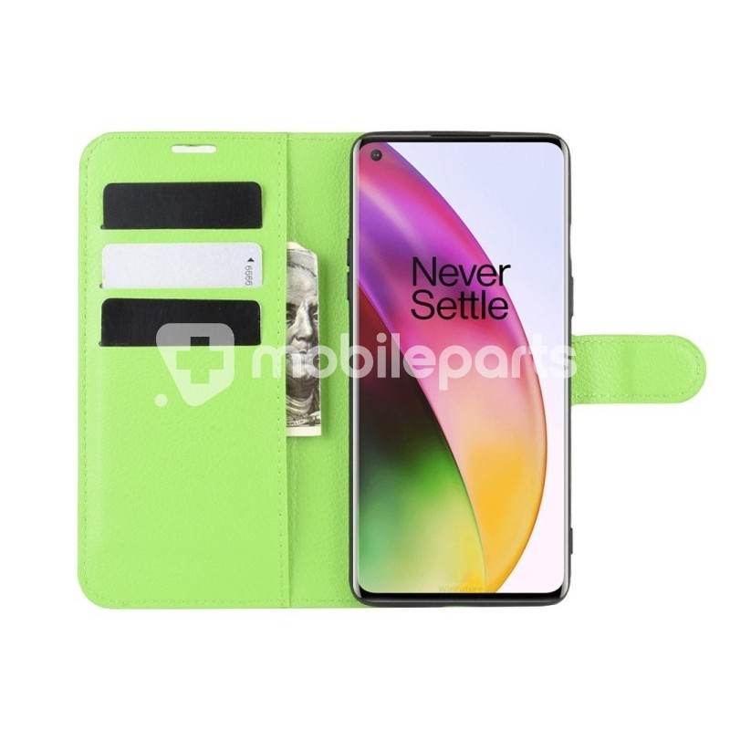 Protective Case Flip Green OnePlus 8