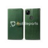Magnetic Leather Case Dark Green Google Pixel 4A