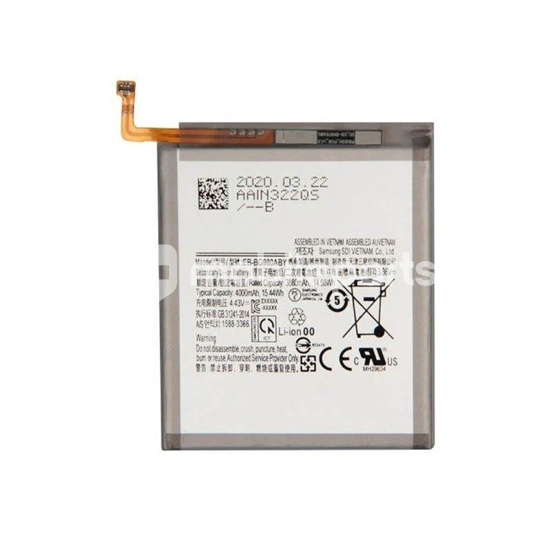 Battery EB-BG980ABY 4000mAh Samsung SM-G980 S20 No Logo