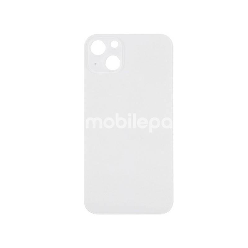 Rear Cover White iPhone 13 Big Hole (No Logo)