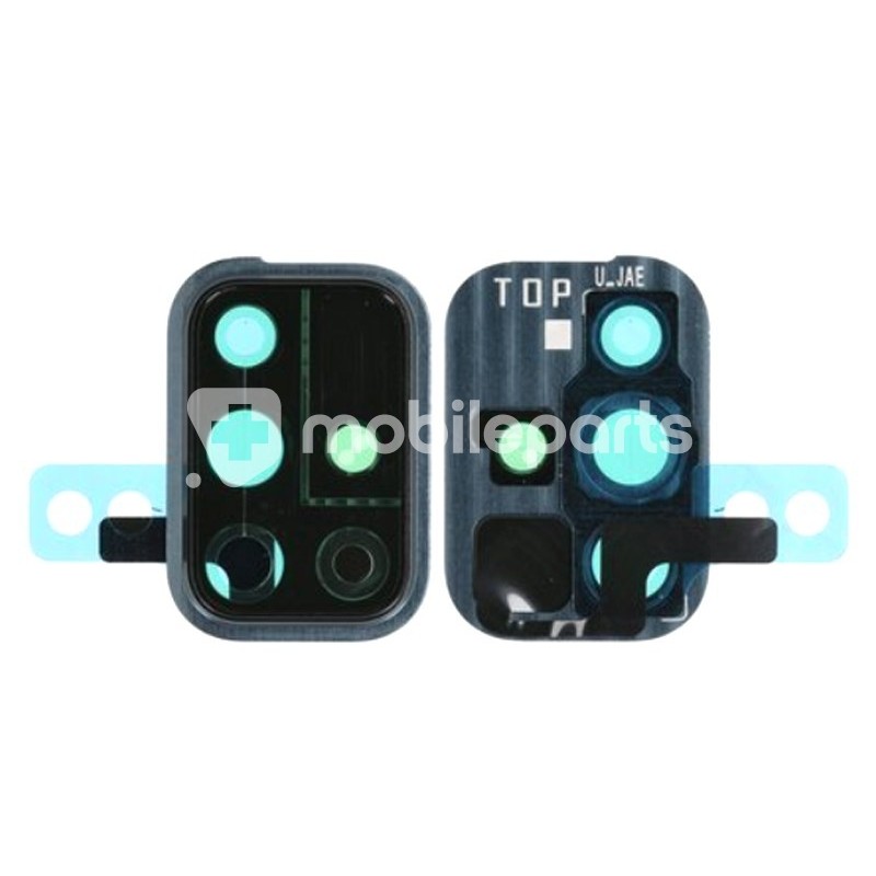 Camera Lens + Frame Black Samsung SM-A715 A71