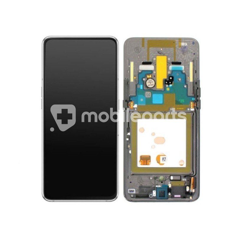 Lcd Touch Silver + Frame Samsung SM-A805F A80