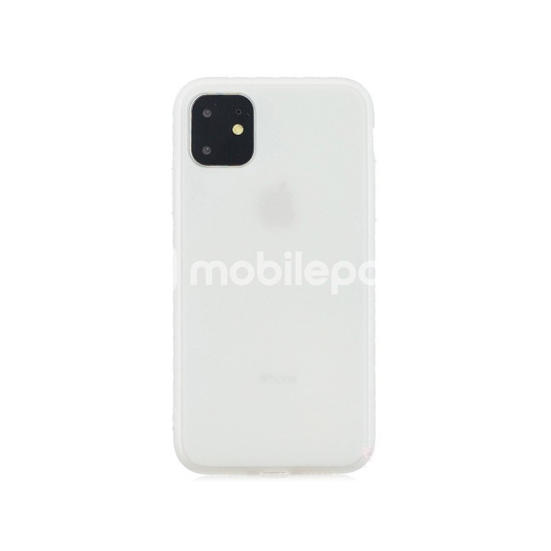 Protective Case TPU Transparent White iPhone 12 - 12 Pro