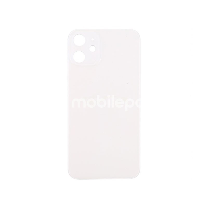 Rear Cover White iPhone 12 Mini Big Hole (No Logo)