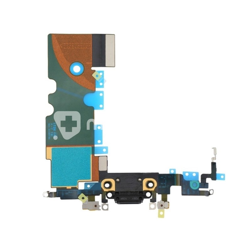 Charging Connector Black Flat Cable iPhone 8 (PULLED)