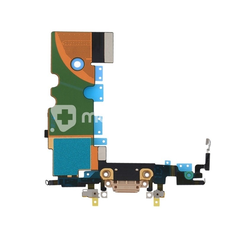 Charging Connector Gold Flat Cable iPhone 8 (TOP)