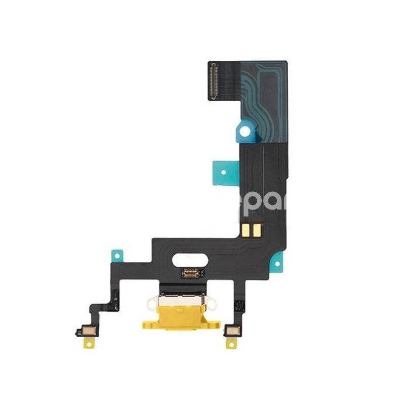 Charging Connector Flex Cable Yellow iPhone XR (PULLED)