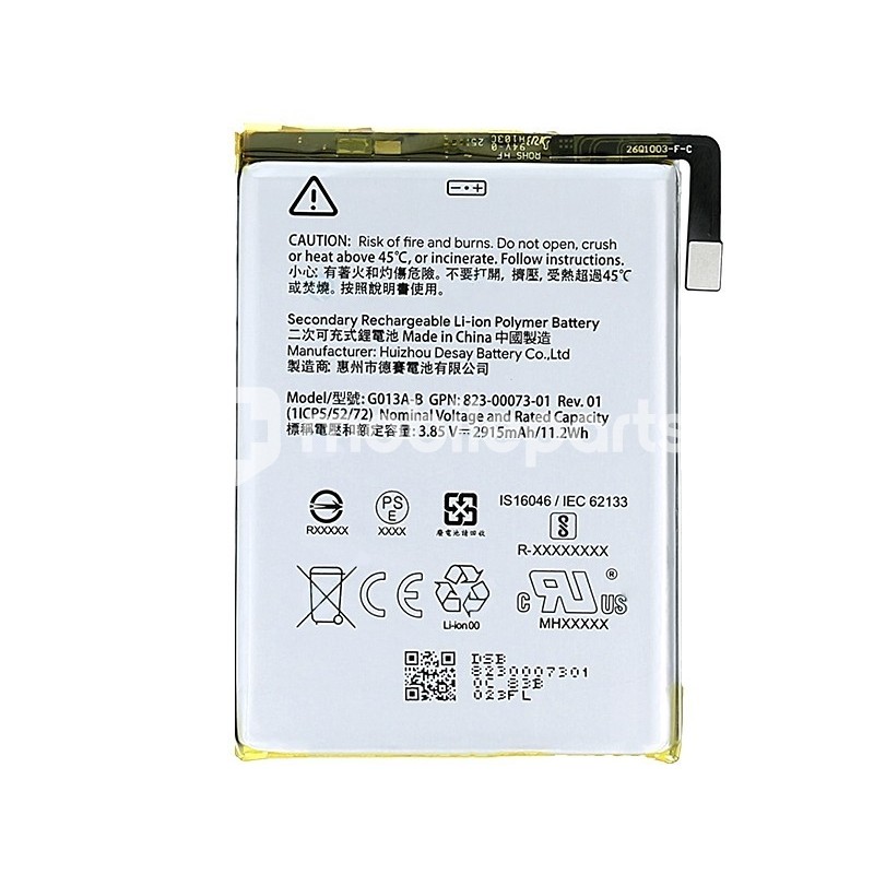Battery G013A-B 2915mAh Google Pixel 3 No Logo