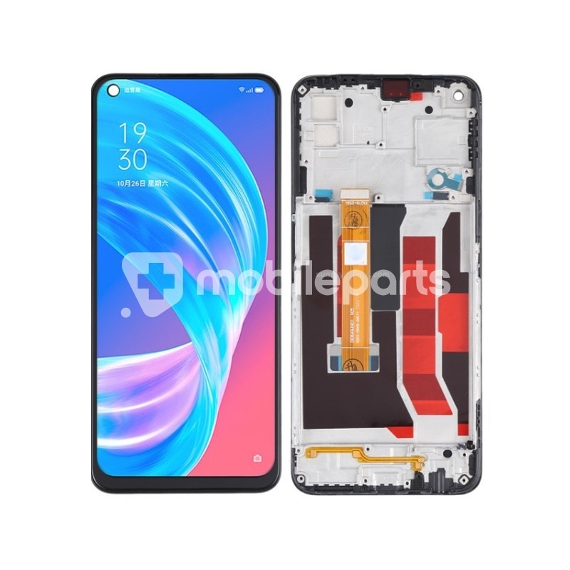 Display Touch + Frame Black OPPO A72 5G (IPS) PDYM20