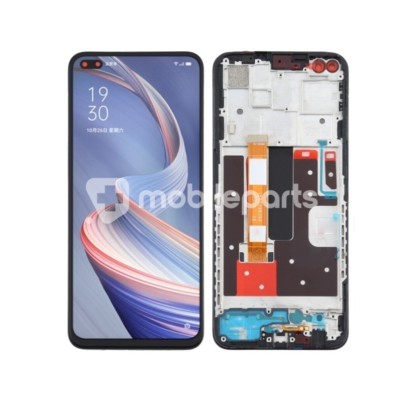 Display Touch + Frame Black OPPO A92s - Reno4 Z 5G (IPS)