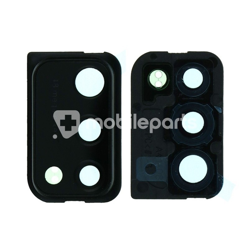 Camera Lens + Frame Black Samsung SM-A415 A41