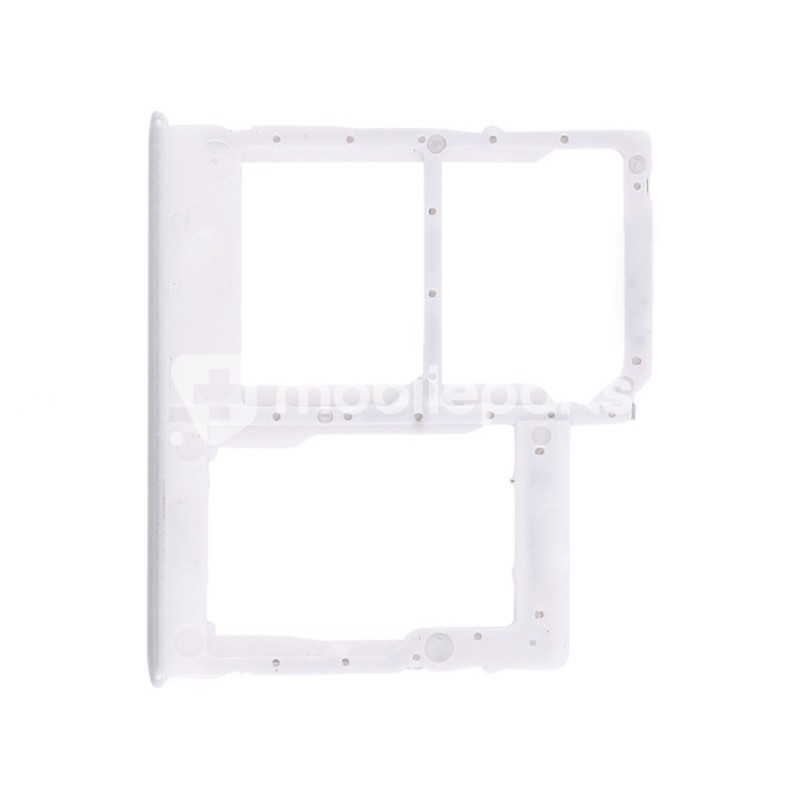 Dual Sim Card + Micro SD Tray White Samsung SM-A415 A41