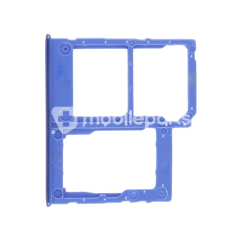 Dual Sim Card + Micro SD Tray Blue Samsung SM-415 A41