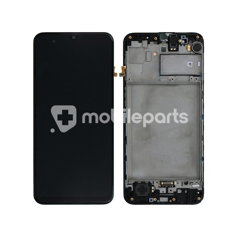 Display Touch Black + Frame Samsung SM-M315 M31 Ori