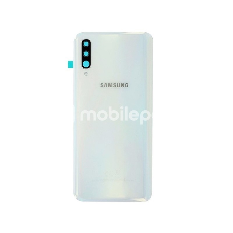 Rear Cover White + Camera Lens Samsung SM-A307 A30S Ori